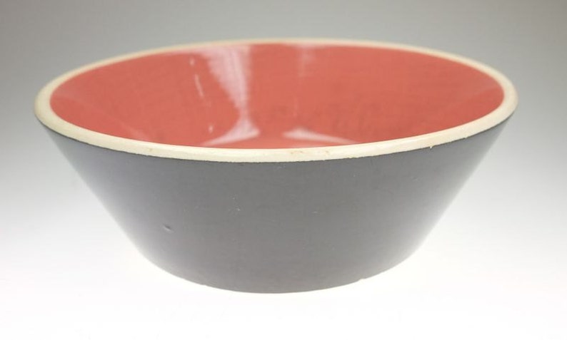 Schüssel Keramik Obstschale Keramikschale 50'er Jahre shell Bild 2