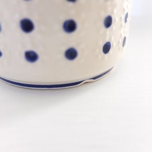 Jug Milk jug Juice jug Ceramic jug waku glazed dots dots flower vase country house country style vintage shabby image 9