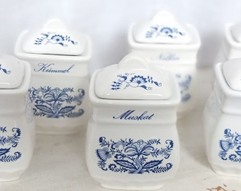 Spice container spice rack ceramic spice container curry vintage