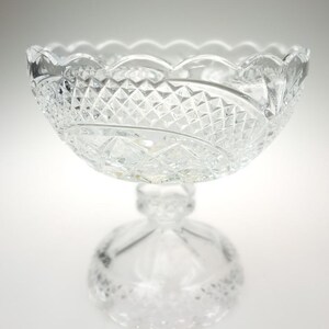 Bonboniere lead crystal bowl glass bowl 70s image 5