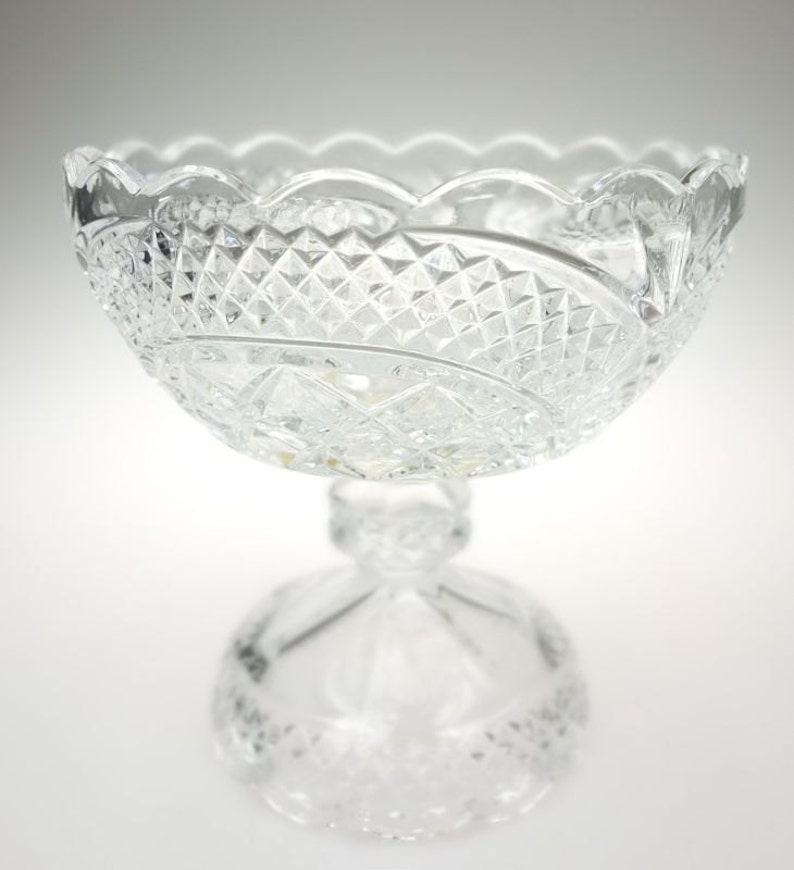 Bonboniere lead crystal bowl glass bowl 70s image 5