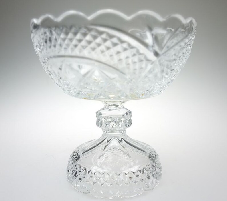 Bonboniere lead crystal bowl glass bowl 70s image 2