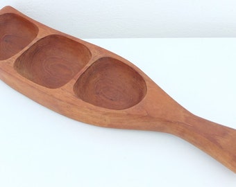 Serving Bowl Teak Bowl Supplier Bowl Snack Bowl Peanut Bowl Teak Teak Handmade Thailand Party Retro Mid Century