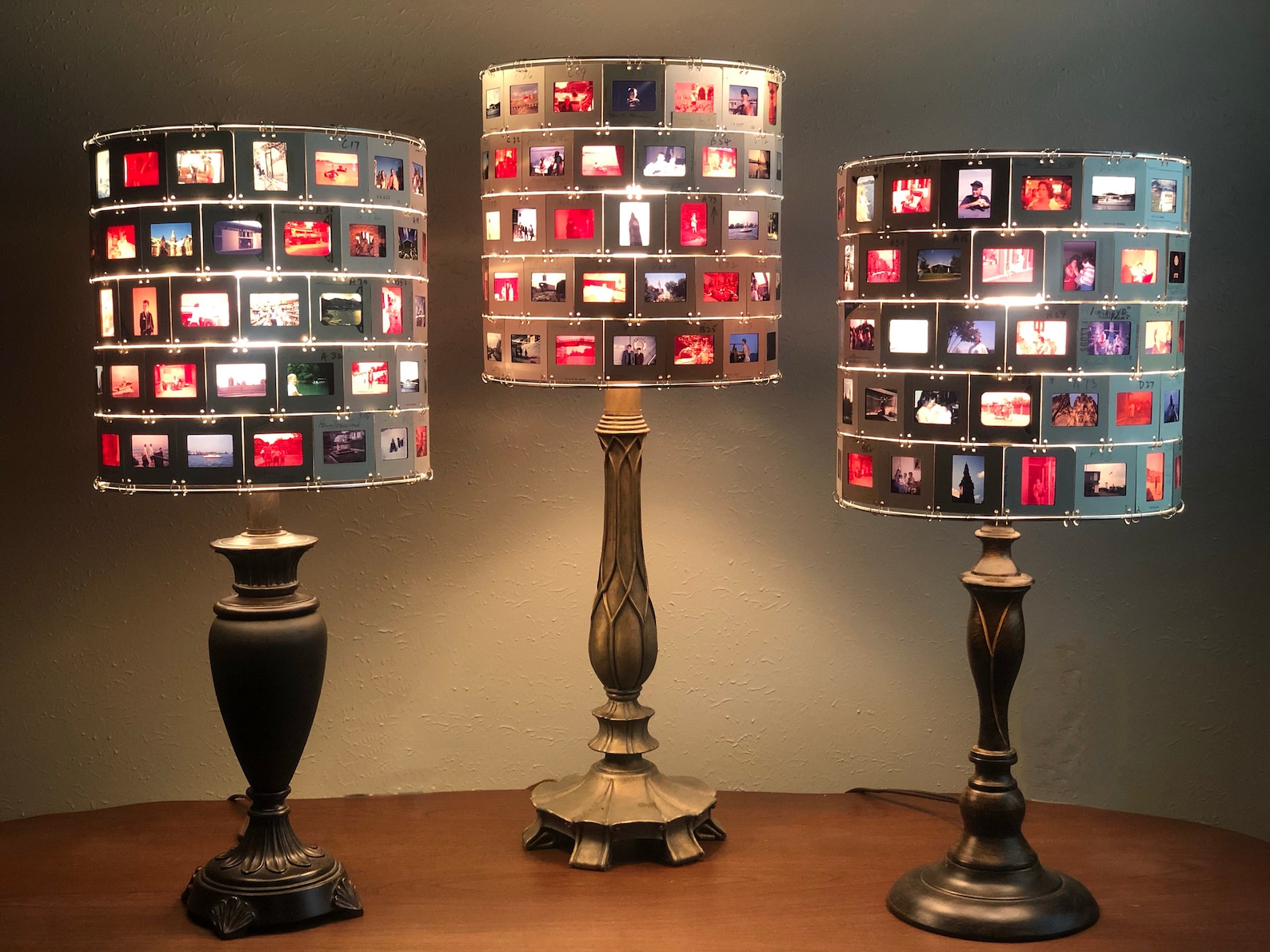 Handcrafted 35mm Slide Lamp Shade Etsy