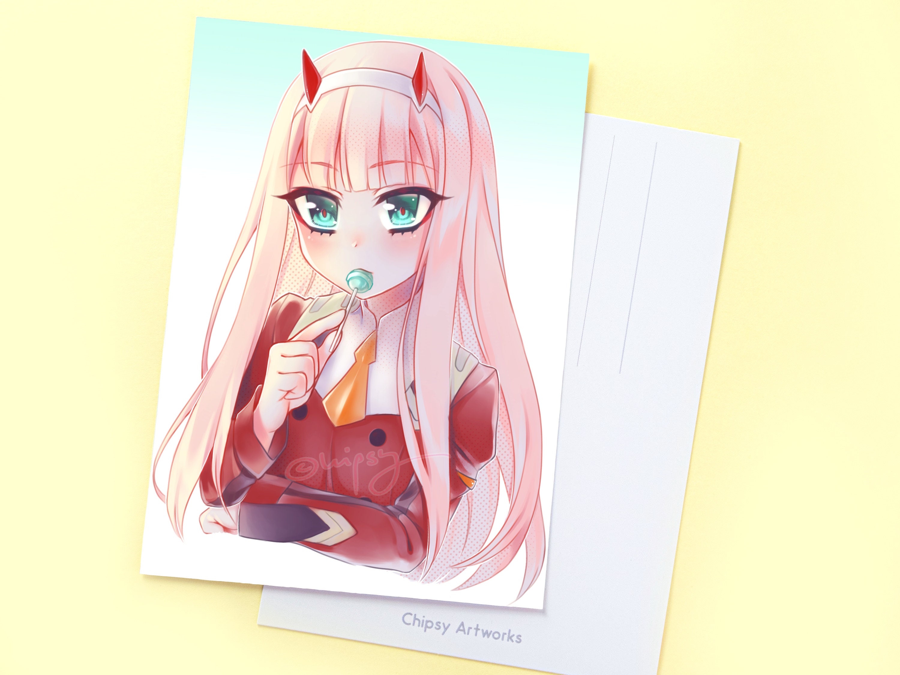 ZeroTwo cute' Poster, picture, metal print, paint by Xăm Việt