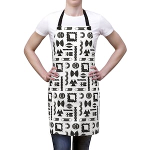 Modern Italian Pasta shapes apron to keep you clean and stylish; gift for the cook, italy cooking apron, gift for foodies, pasta pattern
