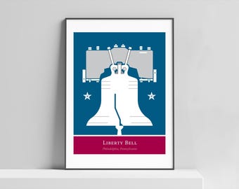 Liberty Bell Art Print: Historic Philadelphia Landmark Poster