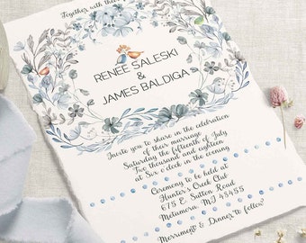 wedding invitation kits etsy