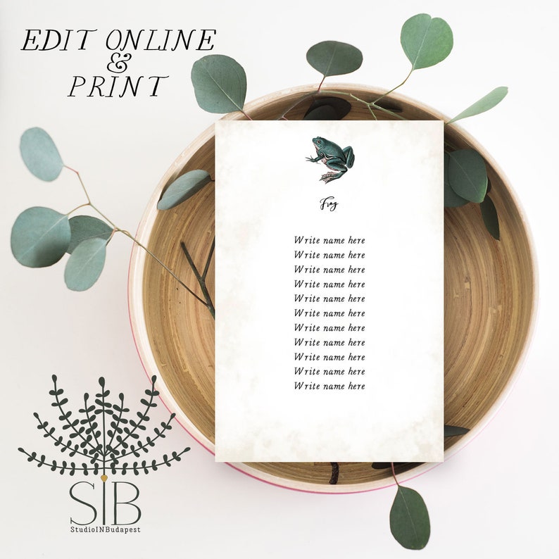 Woodland Animal Seating cards Editable Woodland Seating Plan animal forest Table Assignment Card Hanging Table Cards template