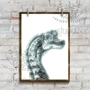 DINOSAUR PRINT #3# - Printable Instant Download, Dino Kids Room Decor, Dino Print, Boy room decor