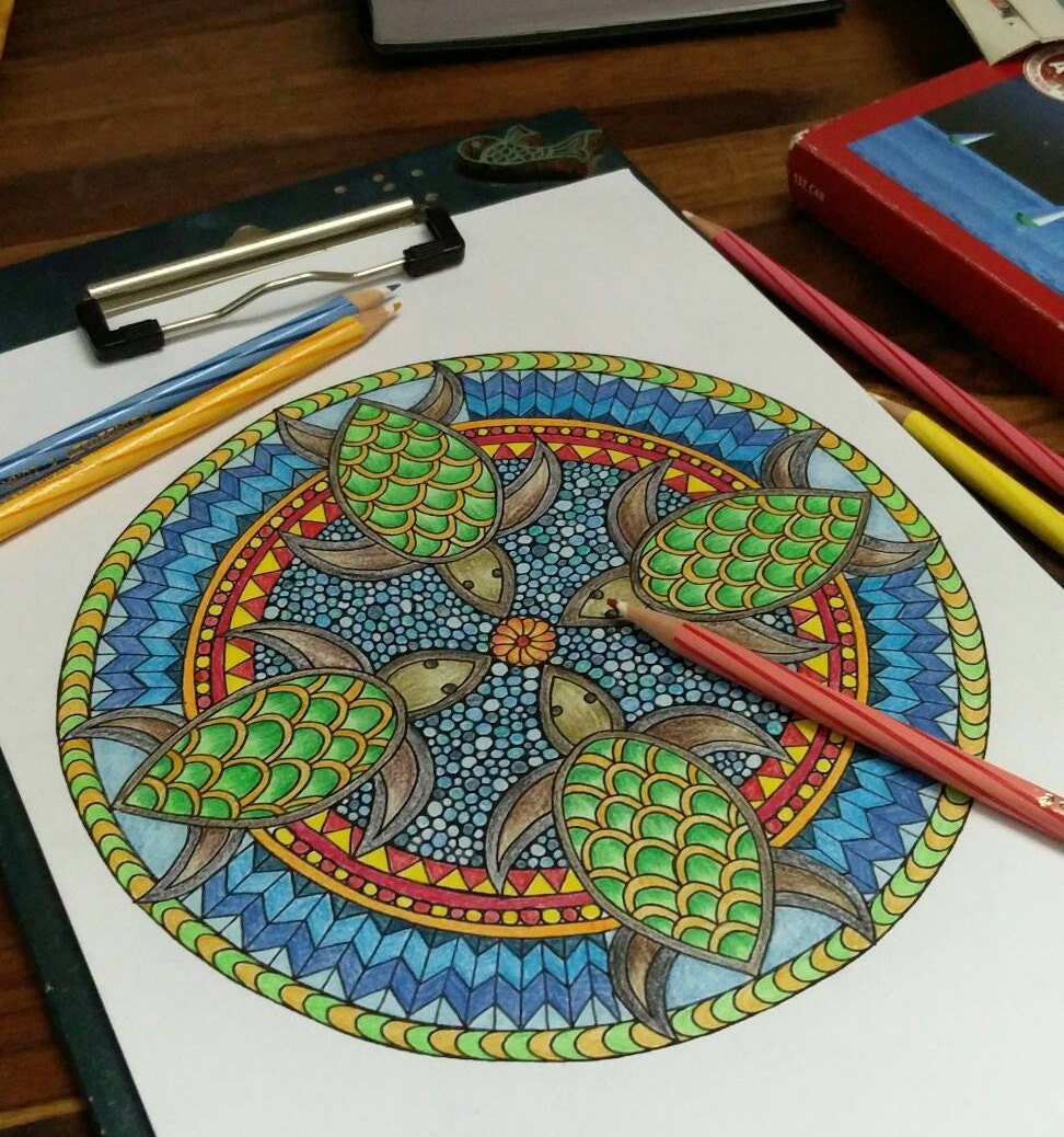 Turtle Mandala Coloring page Instant PDF Download Digital | Etsy