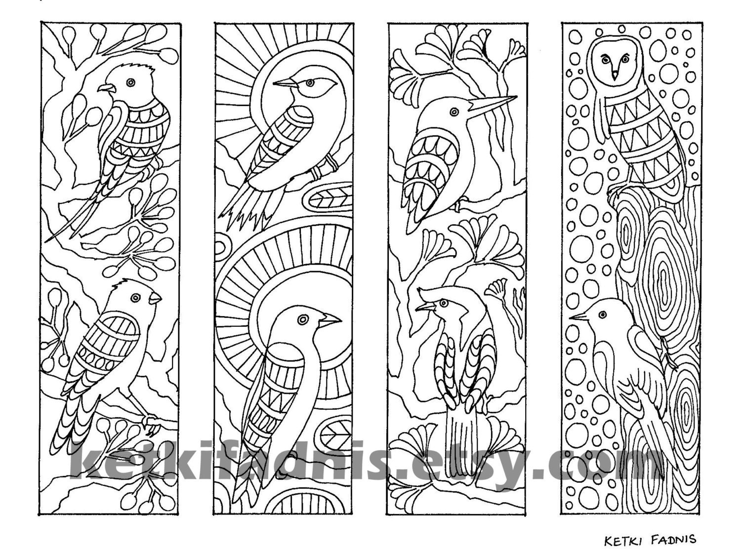 Sports Coloring bookmarks - bookmarks coloring page - PDF Download -  Digital download - Coloring page - colouring bookmarks