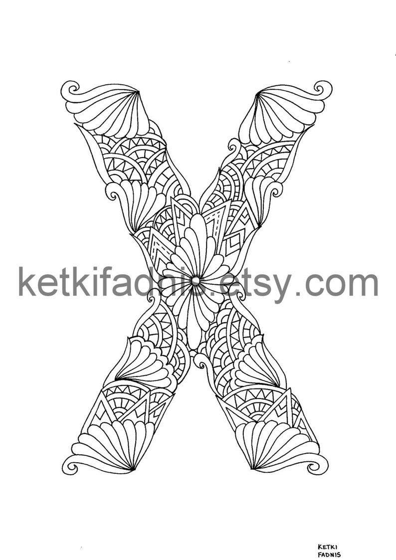 63 Letter X Coloring Pages For Adults Images 63 Letter X Coloring Pages For Adults Images