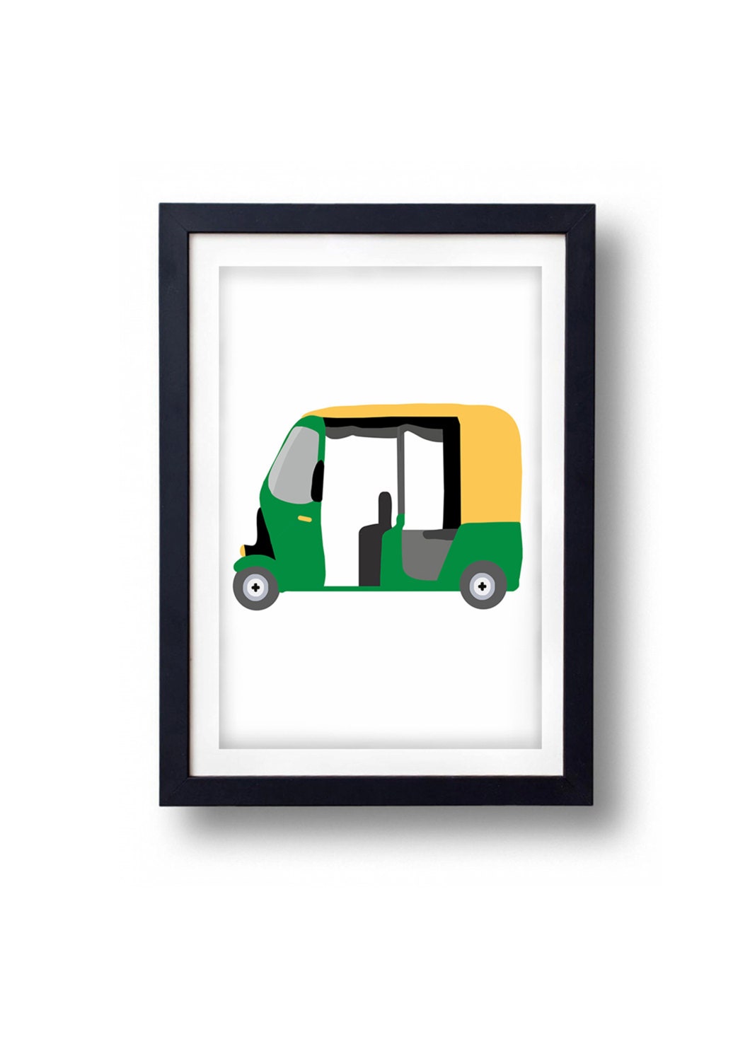 Instant download: Printable Autorickshaw poster | Etsy