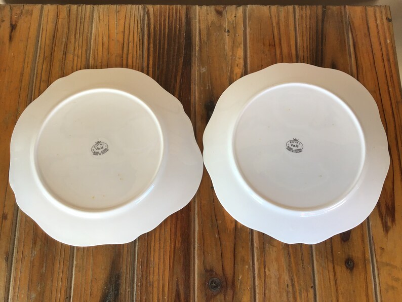 Royal Vale Bone China from England 2 Dessert Plates
