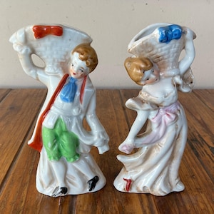 Porcelain Woman With Basket Figurine - Etsy