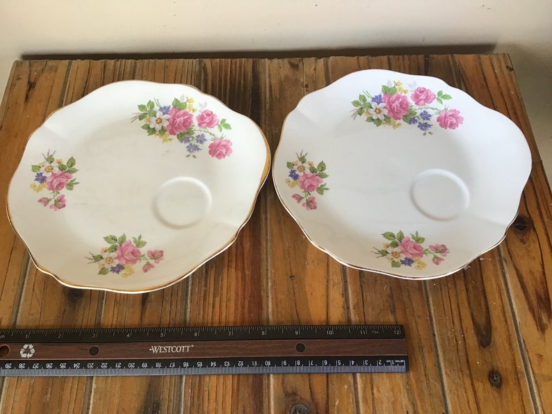 Royal Vale Bone China from England 2 Dessert Plates