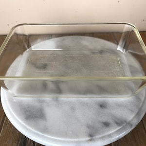 VINTAGE WESTINGHOUSE Clear Glass Refrigerator Loaf Dish Pan No Lid