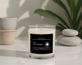 Luxury Soy Candle | 11oz Frosted or Clear Glass, USA Made