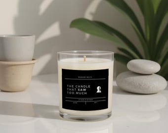 Large Modern Soy Candle / Clean Burn / Minimal / Studio-Luxury Feel  Black Label Candle