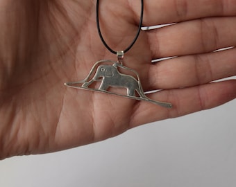 pendant elephant and hat