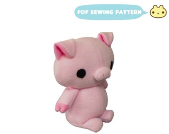 pig sewing pattern printable