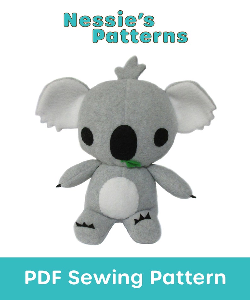 Koala Outlet SALE Softie Sewing Pattern Now on sale Instant - Download