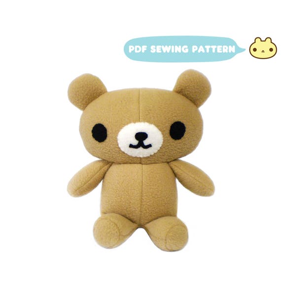 bear plush pattern