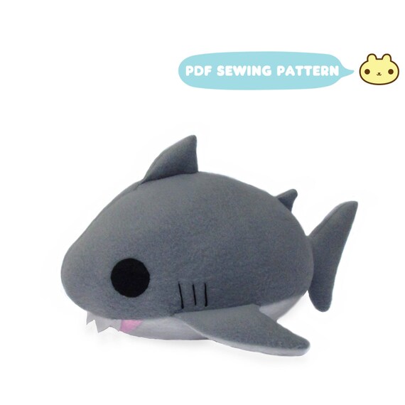 shark stuffed animal pattern