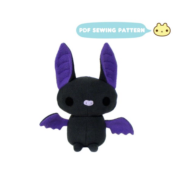 bat plush pattern