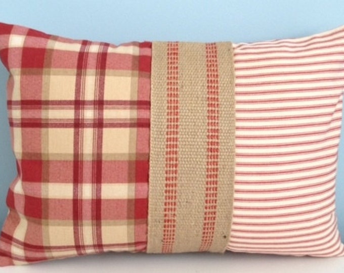 Farmhouse Pillow Cover Rustic Country Throw Pillow Cover Etsy