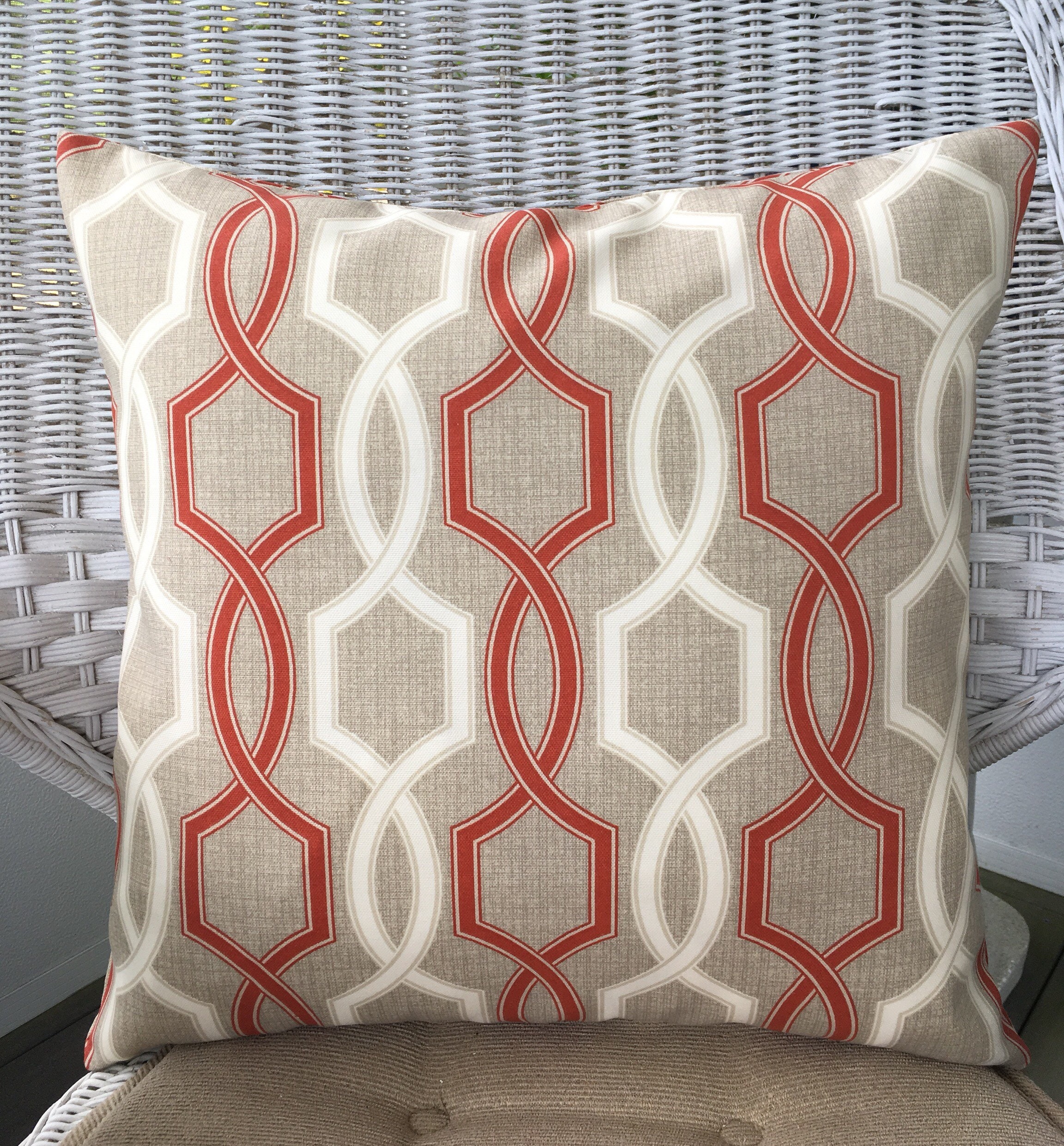 Fall Outdoor Pillow 18x18 Indoor Outdoor Throw Pillow Cover Etsy UK