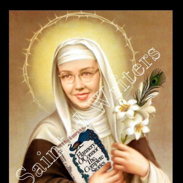 Flannery OConnor Sainted Writers Prayer Candle
