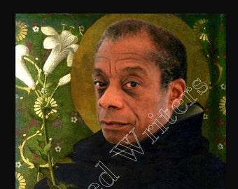 James Baldwin Sainted Writers Prayer Candle