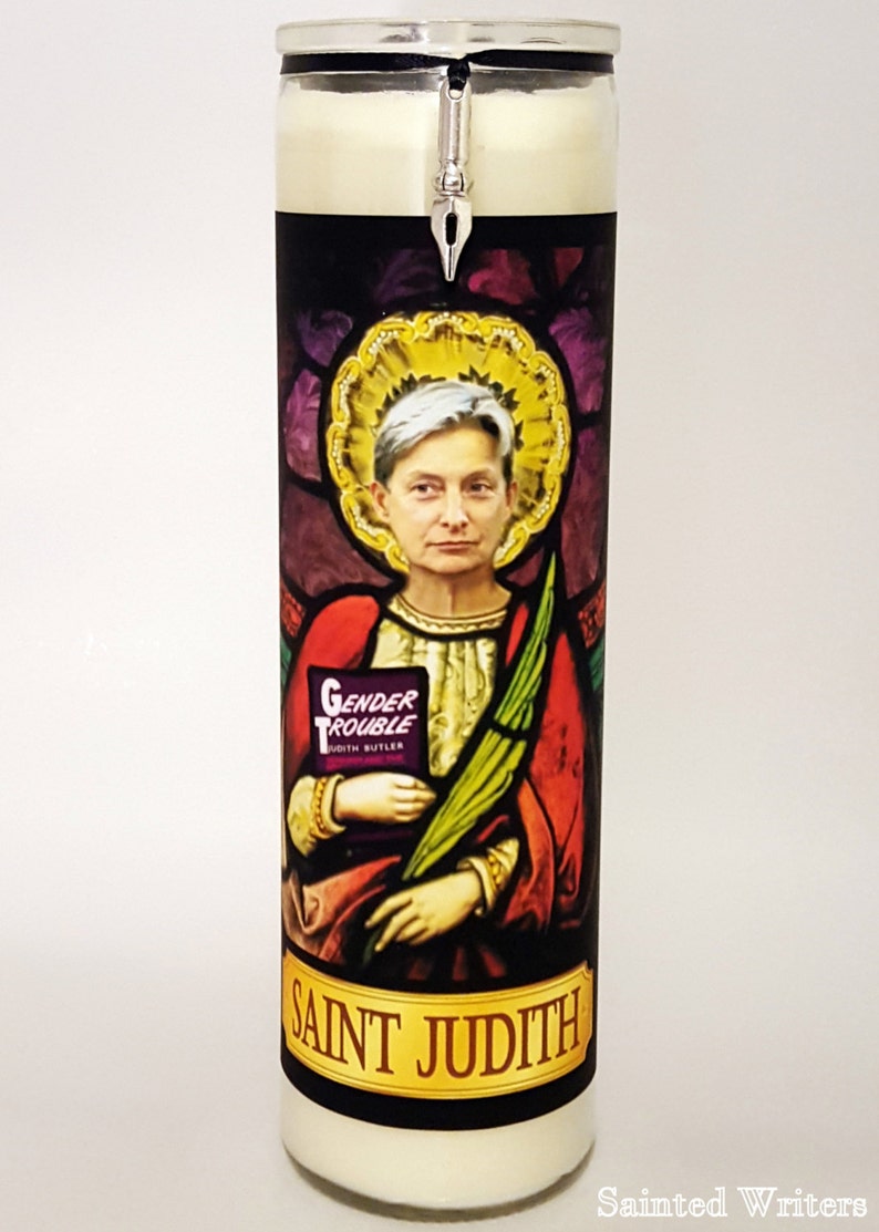 Judith Butler Secular Saint Prayer Candle Etsy