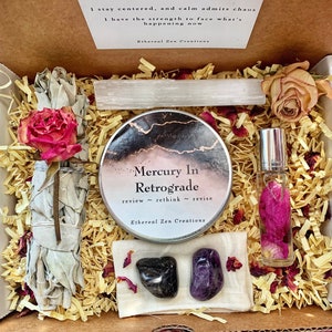 Mercury In Retrograde Survival Kit Crystals For Mercury In Retrograde / Mercury Retrograde image 1