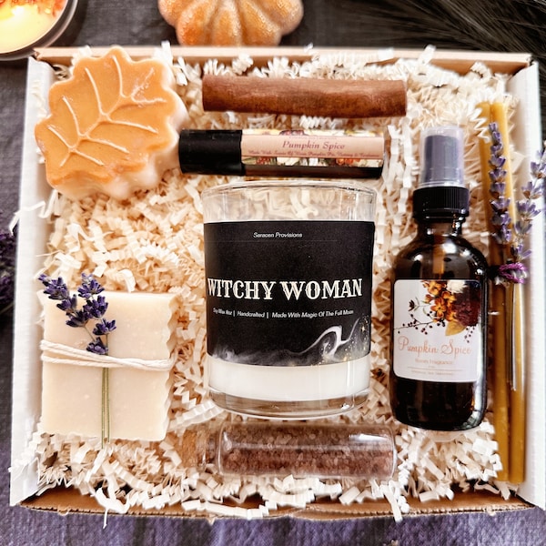 Witchy Woman - Fall Halloween Gift, Spooky Gift, You’ve Been Boo’d, Fall Self-Care Gift Basket, Holiday For Her
