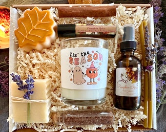 Fall Self-Care Gift Box: Halloween Candle, Soap & Fragrance