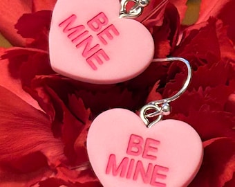 Be Mine candy hearts earrings