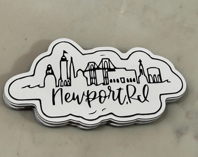 Featured listing image: Original Newport Skyline Sticker Waterproof