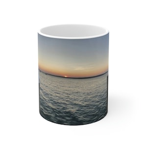 Sunset in Portsmouth Ceramic Mug 11oz