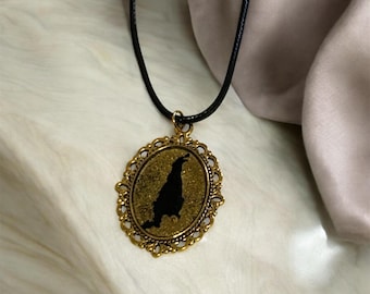 Resin Aquidneck Island necklace