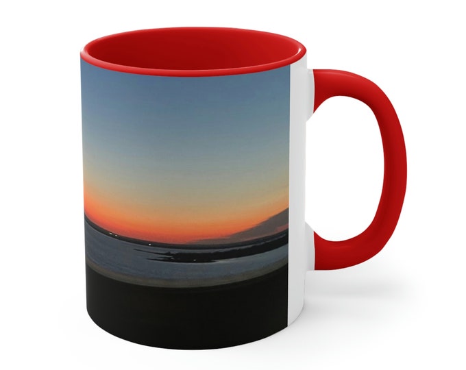 Featured listing image: Middletown RI Sunset Mug, 11oz