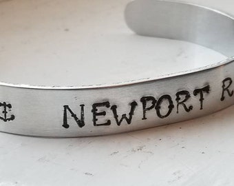 Newport RI cuff with anchors