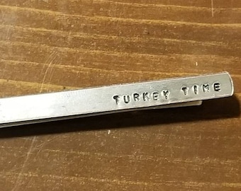 Turkey Time tie clip