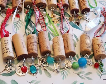 Cork Christmas Ornaments