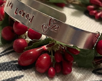 You are loved cuff bracelet