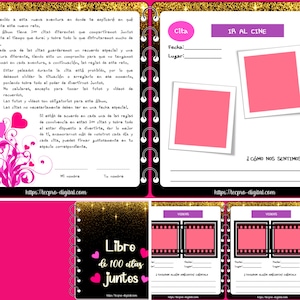 Digital Photo Album 100 romantic dates in PowerPoint / 100 citas juntos Album digital de Fotos en PowerPoint