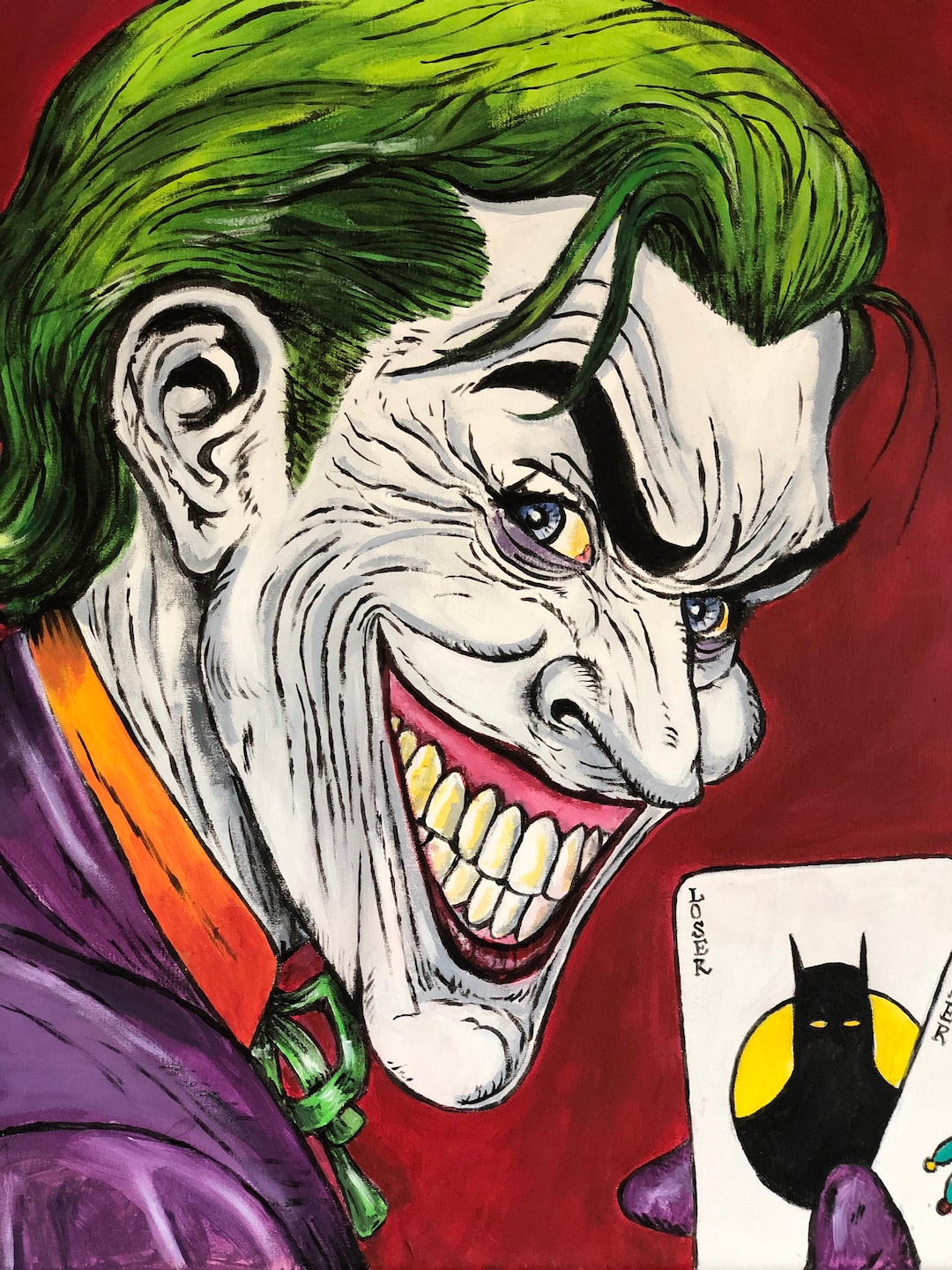 Joker's Wild.Batman, DCcomics, comic book art , comic art, the