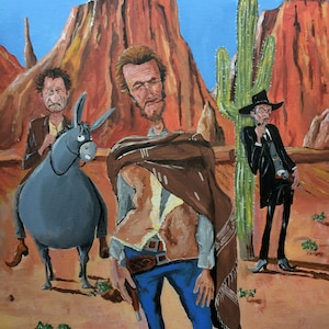 Threes Company....Clint Eastwood, Spaghetti Western, (the Good, the Bad and the Ugly)